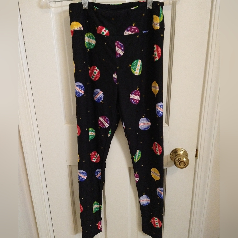Lularoe Holiday Leggings Size OS